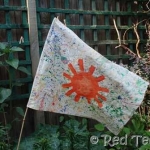 Kids Crafts: Making Flags with Kids