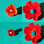How to… make pretty 3D Felt Flowers