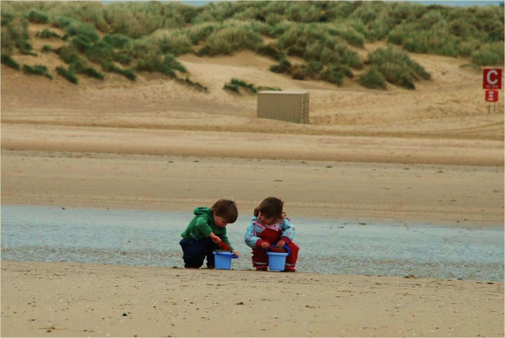 the beach