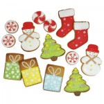 Christmas Royal Icing Cookie Ideas via www.redtedart.com