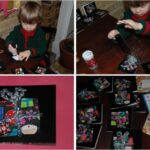 making xmas thank you cards