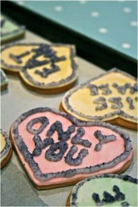 Valentines baking
