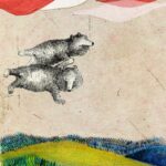 flying bears limited edition archival print