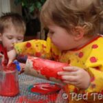 painting with kids