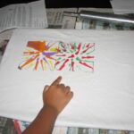 spin art tshirt