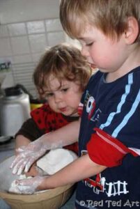 making salt dough