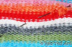 knit Christmas stocking