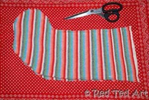 recycled jumper stocking