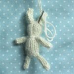 knit a mini bunny rabbit