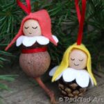 Christmas pine cones