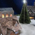 Christmas Village close up