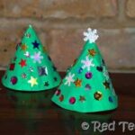 Paper Christmas tree ornament