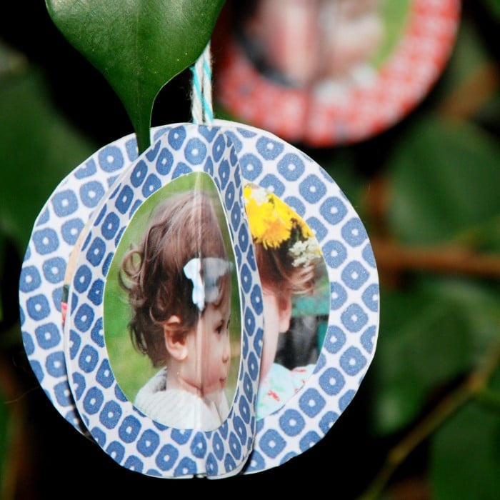 christmas photo ornament