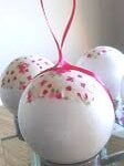 fabric baubles