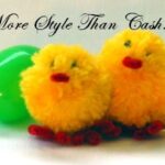 chick pom pom easter craft