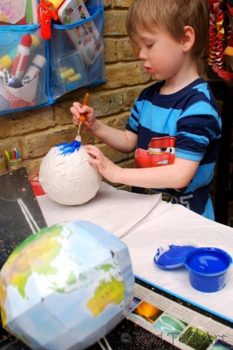Kids Crafts: Solar System - Red Ted Art's Blog