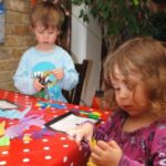 spring crafts tissue paper