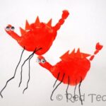 handprint crafts Letters