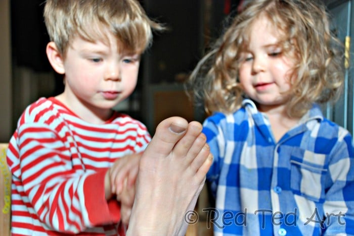 feet painting