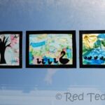 tissue paper collages