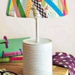 Washi Tape lamp