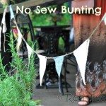 no sew bunting