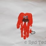 preschooler alphabet handprints