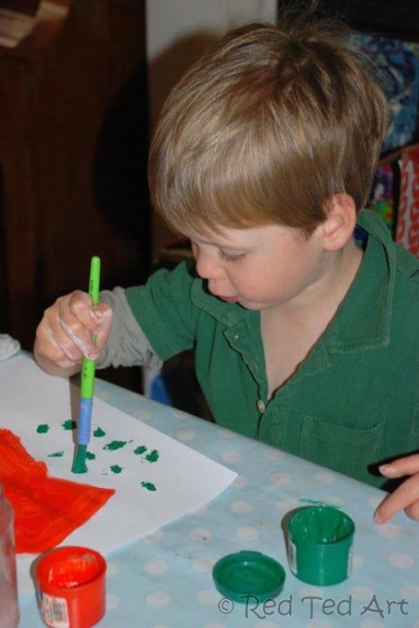 preschooler handprints