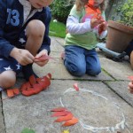 Explorig Andy Goldsworthy with kids (2)