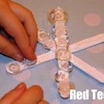 Snowflake crafts with kids