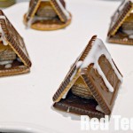 Super easy no bake gingerbread houses