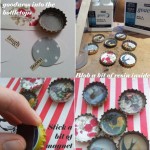 Bottle top magnets