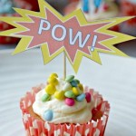 Superhero Cupcake Topper (Printable)
