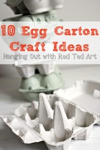 What to make from Egg Cartons - Here we hangout and share some of our favourite egg carton crafts