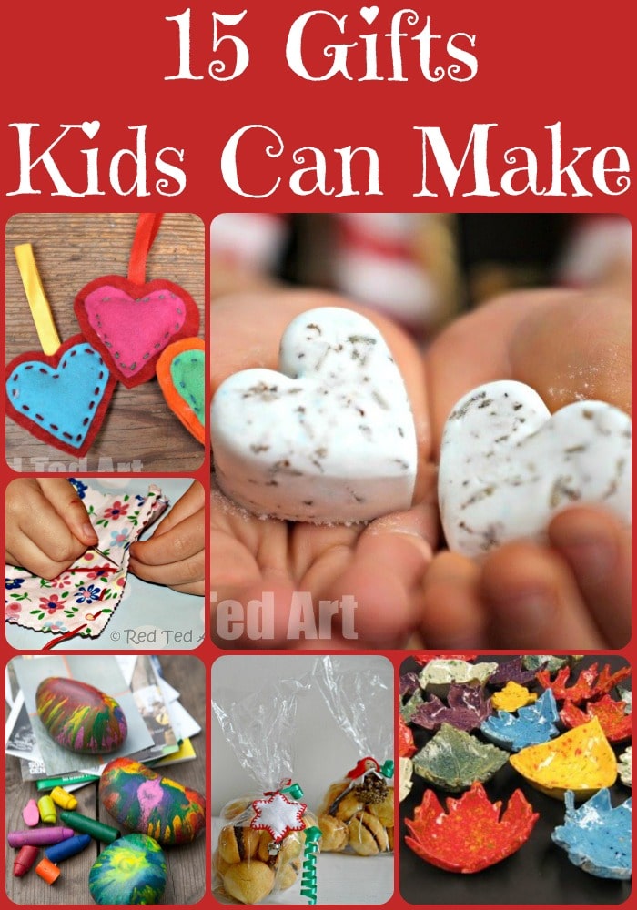 Christmas Gift Ideas for Kids To Make - Red Ted Art's Blog
