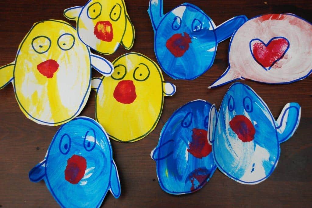 Pop Up Chick Card for Toddlers to Make