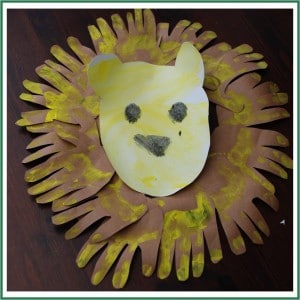 0 handprint lion