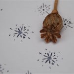 0 poppy snowflake stamp ink