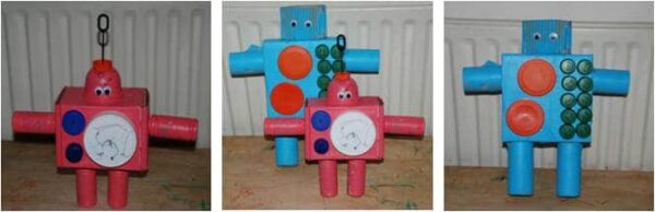 Junk Modelling Robots for Preschoolers - Red Ted Art - Kids Crafts