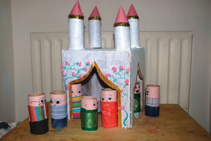 toilet roll castle