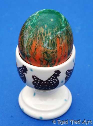 Egg Decorating Ideas - Hot Crayons