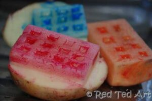Potato Printing Potato Printing