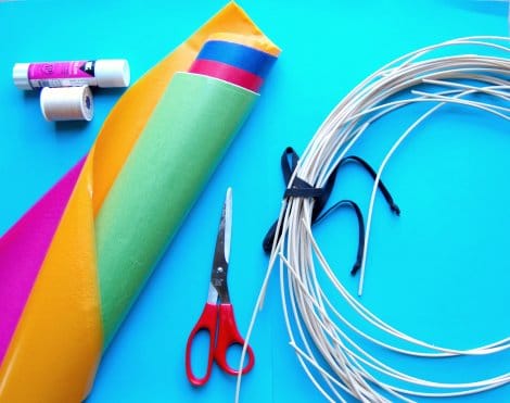 supplies needed to make a kite