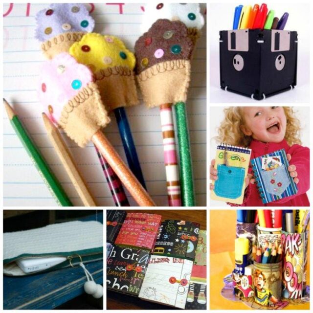 DIY School Supplies - Fun Crafts for Back to School! - Red Ted Art ...
