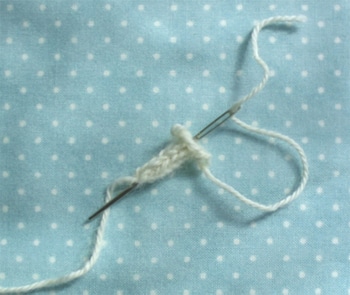 how to knit a mini bunny