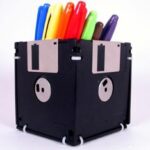floppy-disk-pen-set back to work school
