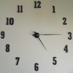 giant clock back to school office crafts