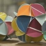 Christmas crafts - paint chip baubles christmas card ideas