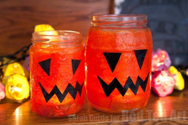 Jack O'Lantern Crafts for Kids - Red Ted Art - Easy Halloween Crafts