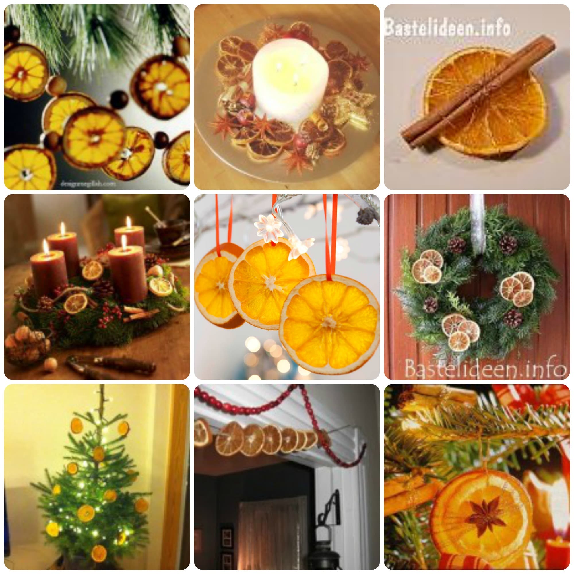 Floristik24.co.uk Potpourri Christmas orange slices cones cinnamon wood  150g-700049-GROß